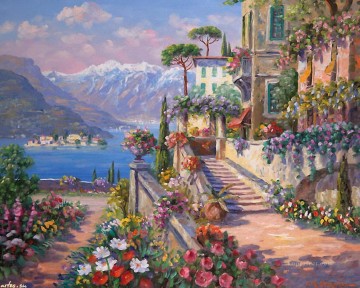 Mediterranean 16 Impressionism Flowers Oil Paintings